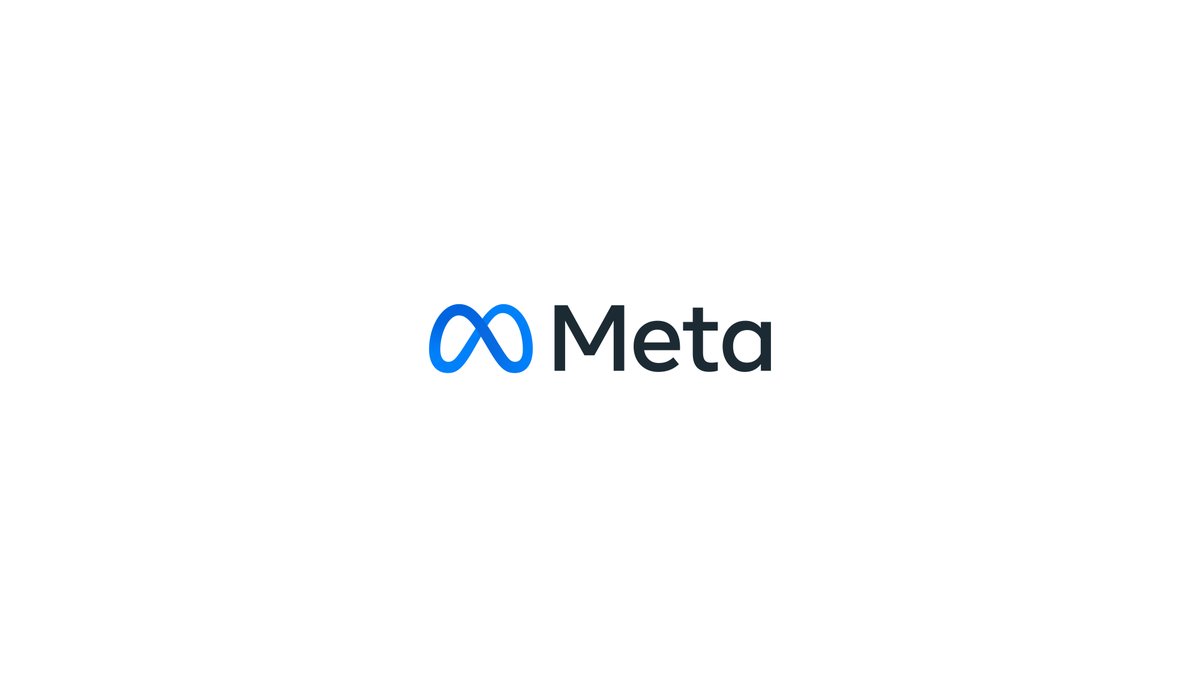 Le nouveau logo du groupe Facebook renommé Meta